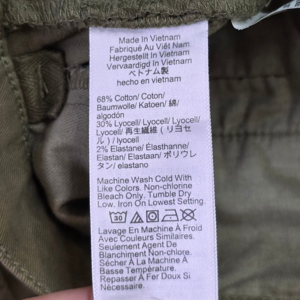 Madewell Emmet Olive Green Wide Leg Trousers - Picture 6 of 11